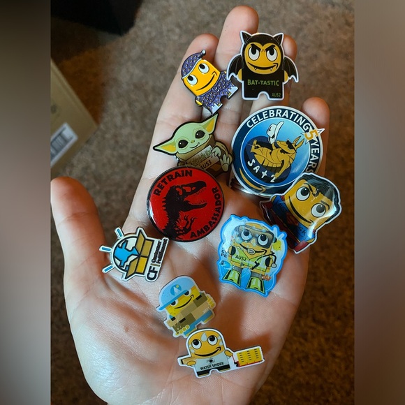 10 Collectible Amazon Percy Pins - Picture 2 of 2